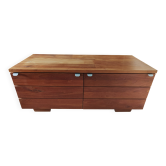 Solid teak TV unit