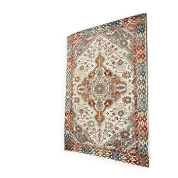 Chic Ethnic Rug with Kilim Patterns