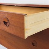 Commode en teck par Hansen et Guldborg, années 1960.