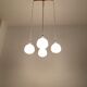 Opaline Cascading Lamp by Uno and Östen Kristiansson for Luxus