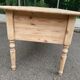 Scandinavian cocktail desk renovated in solid wood from the 90s.