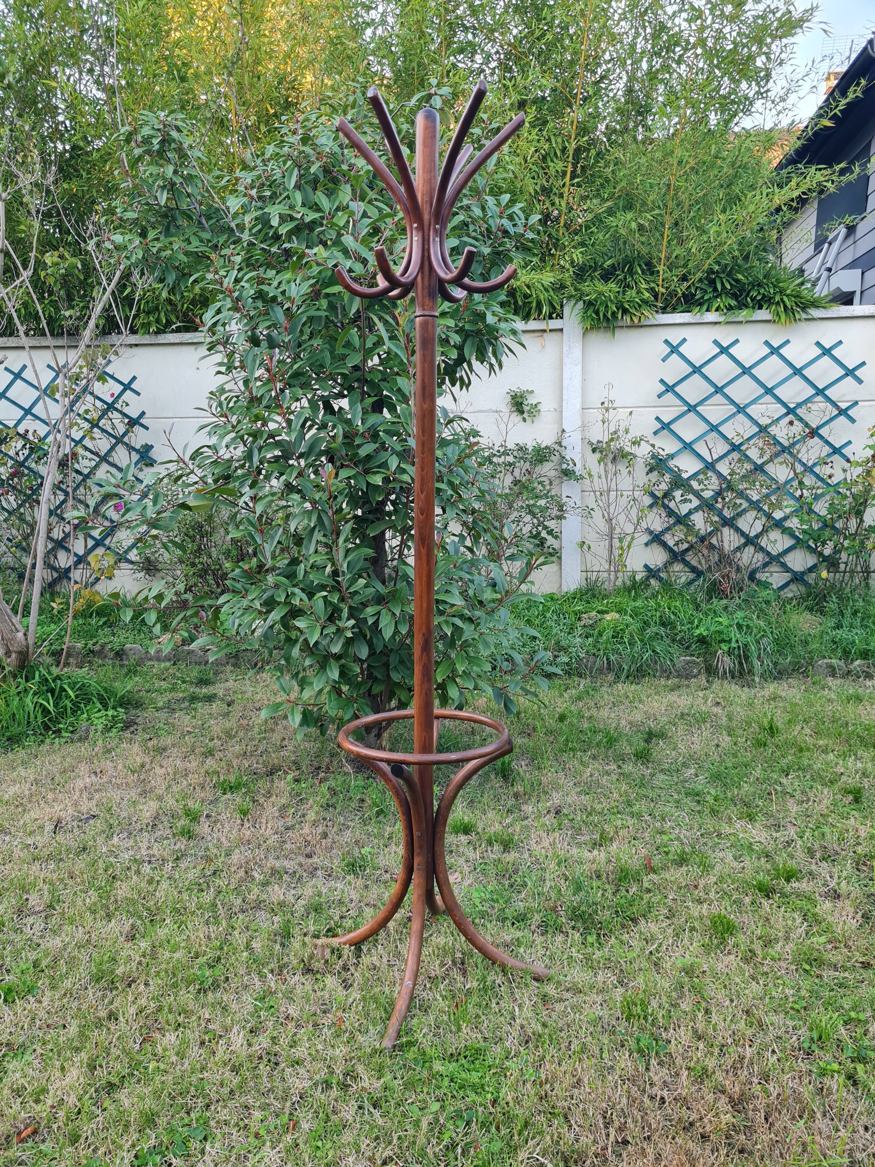 Vintage parrot coat rack