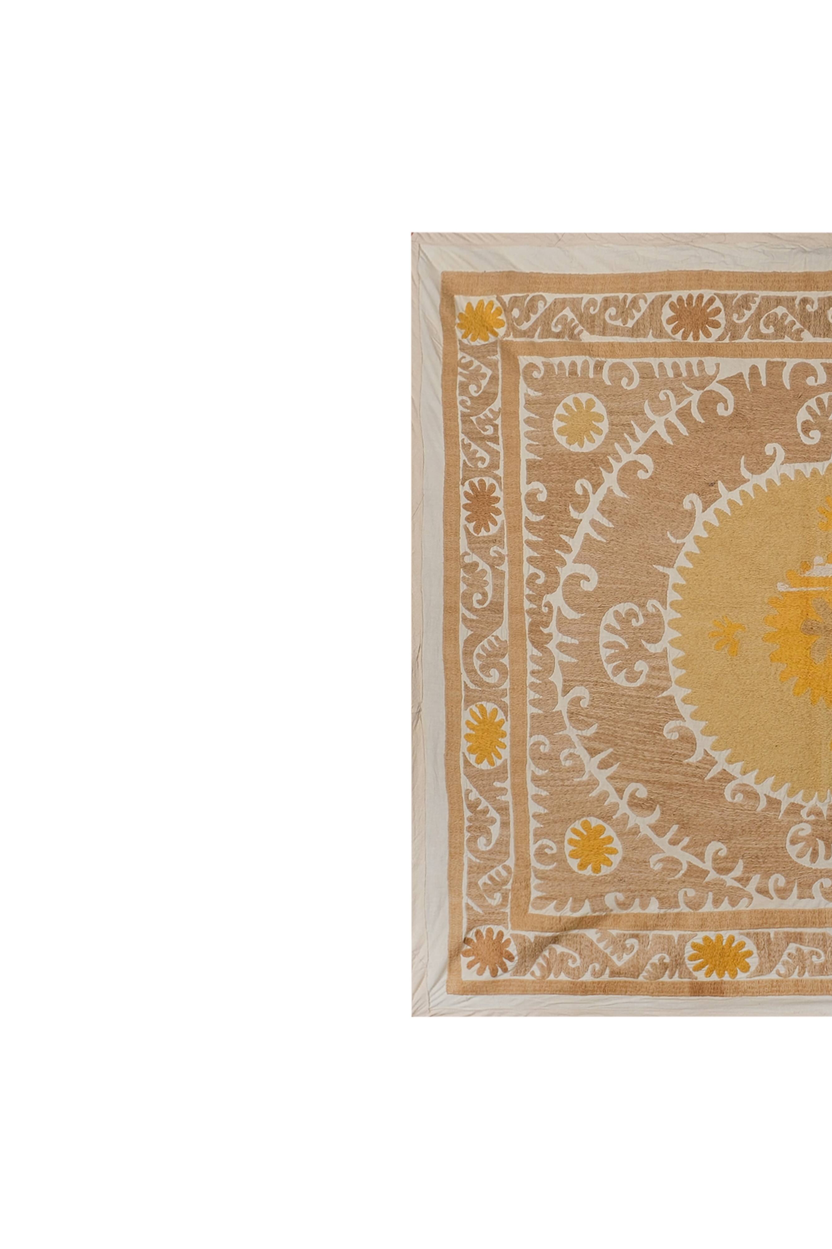 Tapis noué à la main, tapis turc vintage 122x142 cm