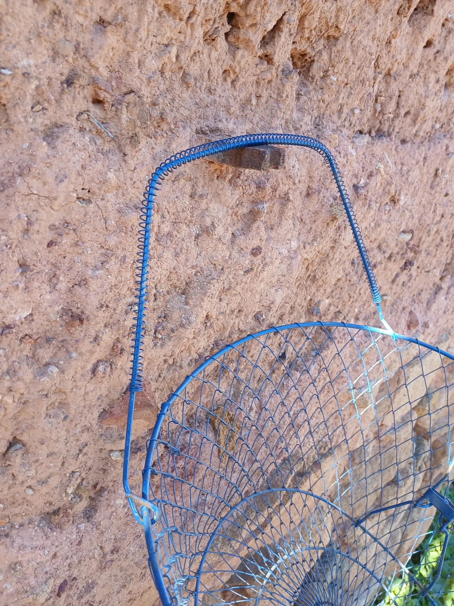 Grand panier de pêche ou récolte ancien 