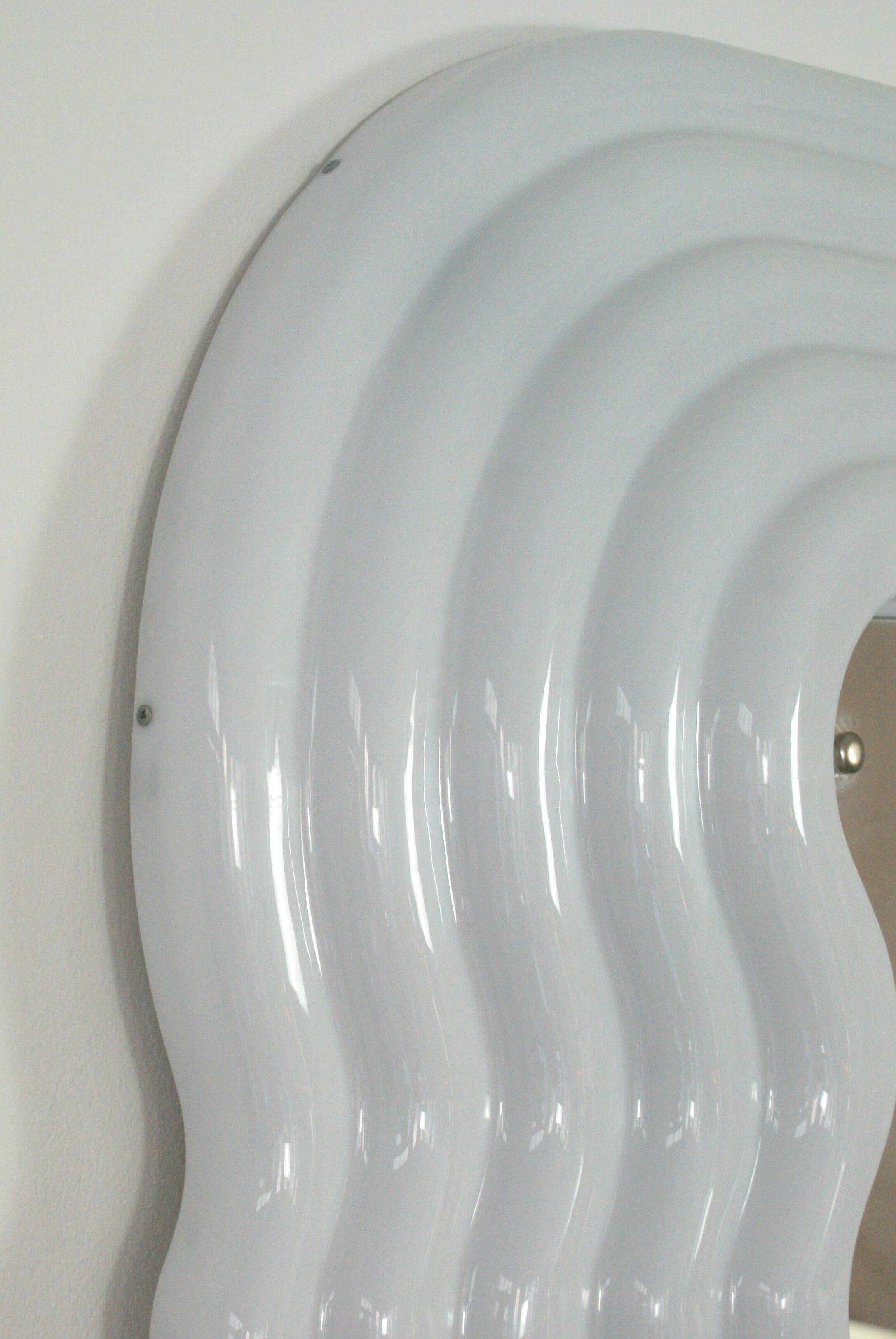 Ultrafragola LED mirror by Ettore Sottsass