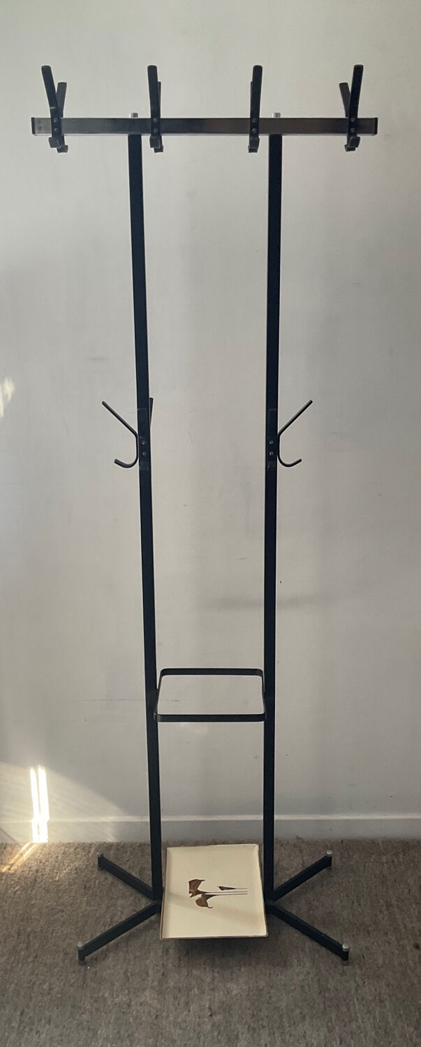 Vintage standing coat rack wardrobe from the 60s