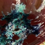 Enamelled cup