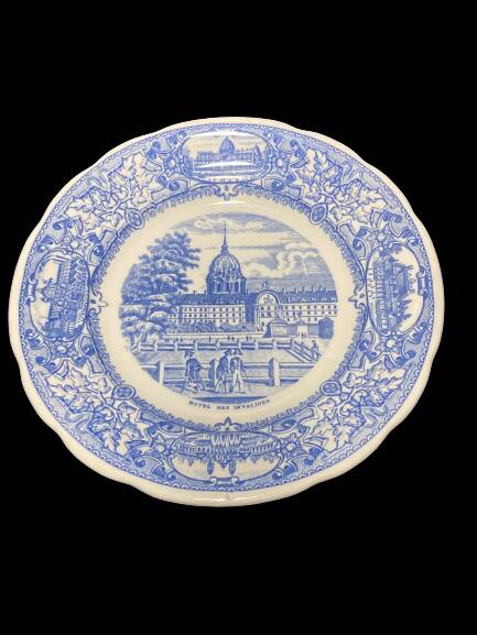 Gien earthenware plate