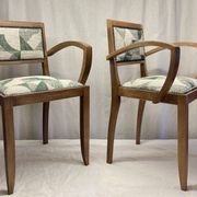 Bridge armchair pair