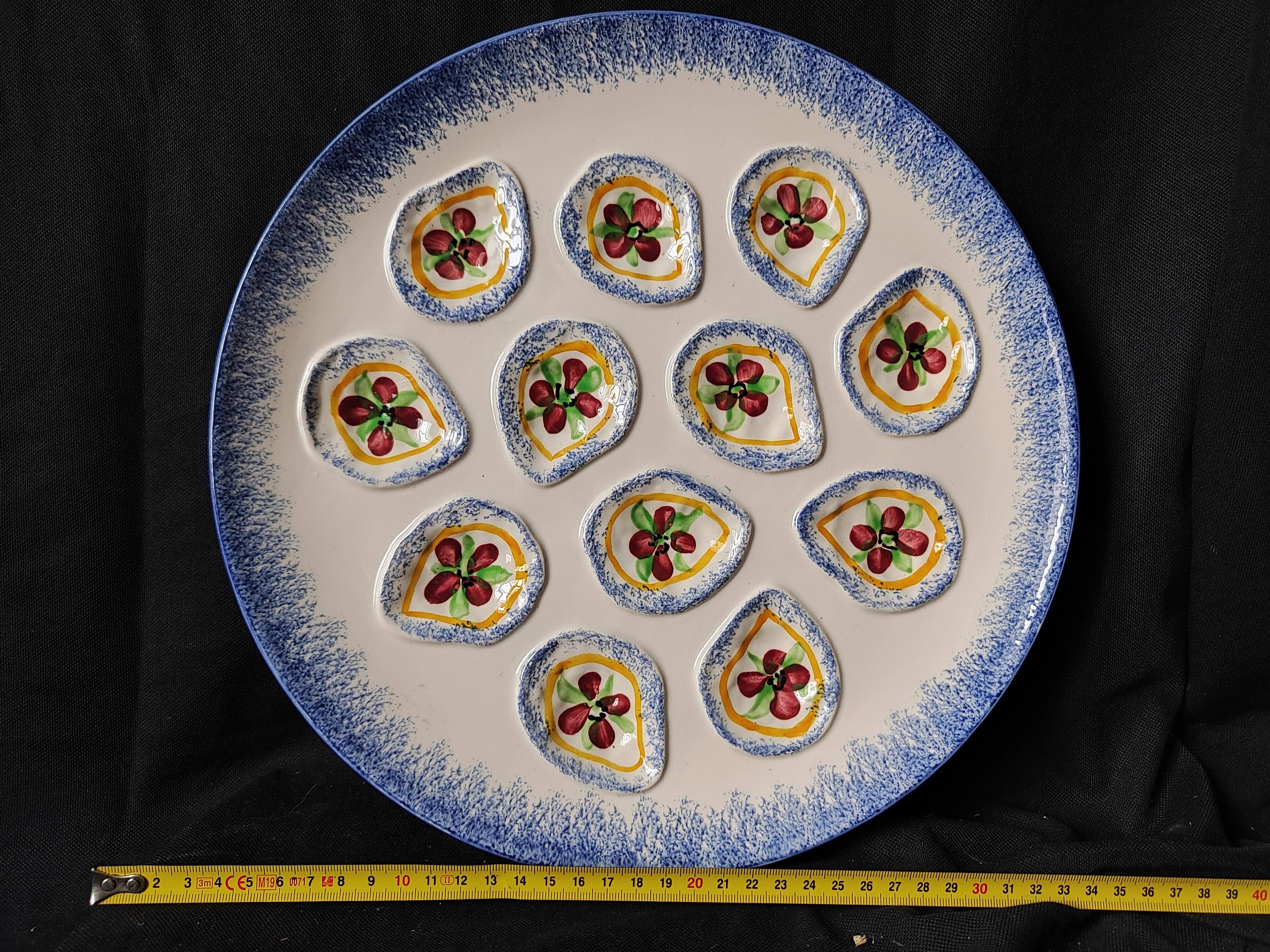 Dish for 12 oysters /mbfa /pornic le croisic