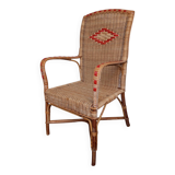 1960s rattan armchair