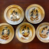 5 hollow plates Grès du Marais