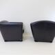 Set de 2 fauteuils en cuir par Peter Maly