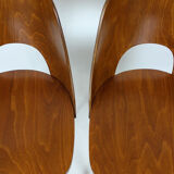 No. 515 Wooden Chairs by Oswald Haerdtl for TON, 1950s, Set of 2