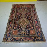 Old hand knotted kurdish woolen kolyai carpet. mid 20th century.