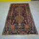 Old hand knotted kurdish woolen kolyai carpet. mid 20th century.