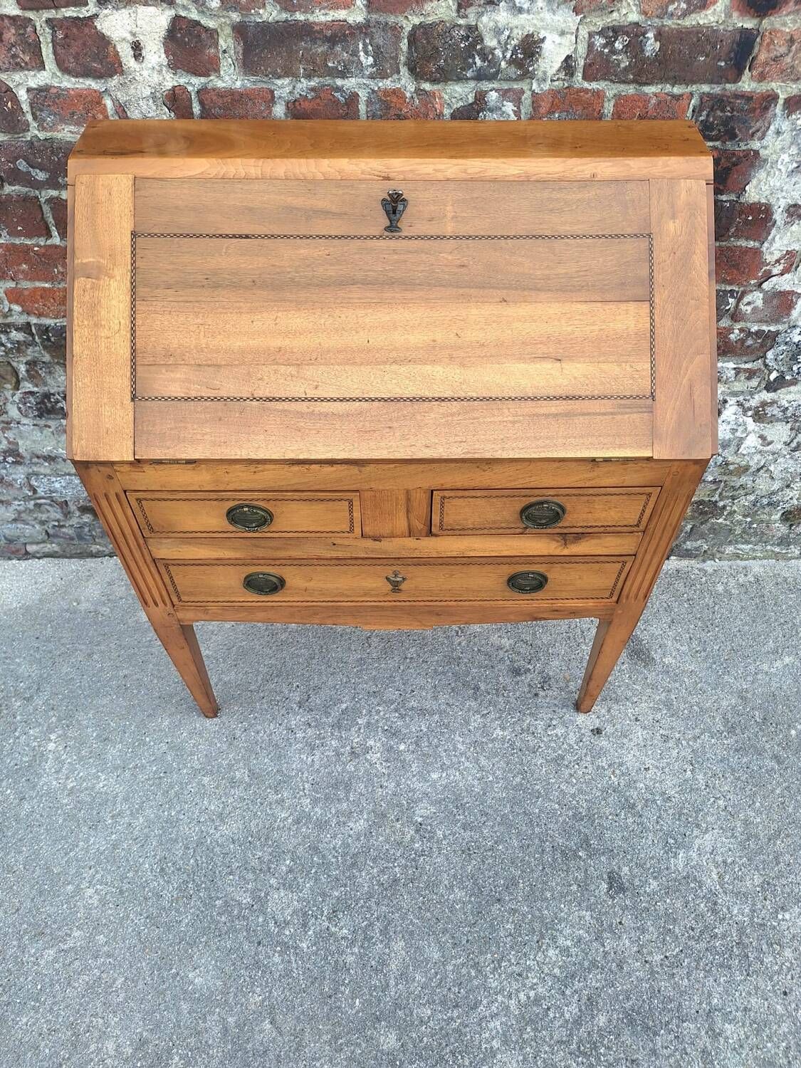 Antique secretary, vintage happiness of the day furniture, desk