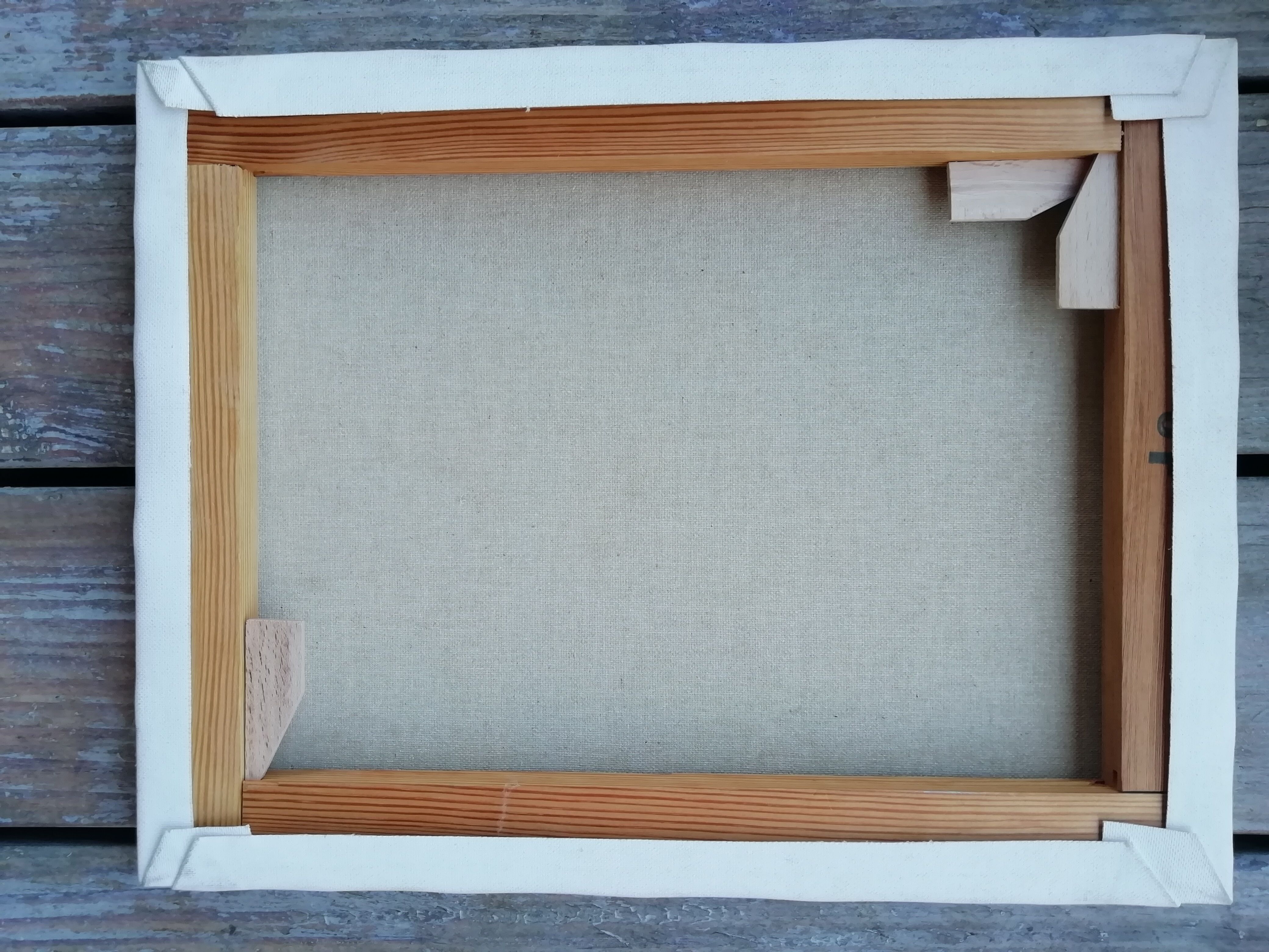 Oil on canvas tulips in vase