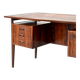 Bureau de direction danois du milieu du siècle en superbe palissandre. Vintage / Moderne / R