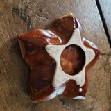 Vintage 70s starry ceramic trinket dish