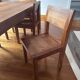 Set of 4 Ethnicraft teak chairs