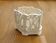 Openwork pot / letter holder in Art Nouveau ceramic
