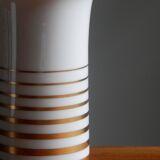 White and gold porcelain vase from the 60s / Schumann Arzberg Bavaria