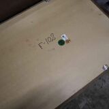 Vintage Spanish mosaic mirror with console, 59x85 cm