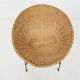 Rattan and metal lounge chair, The Netherlands 1950