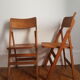 Folding baumann chair