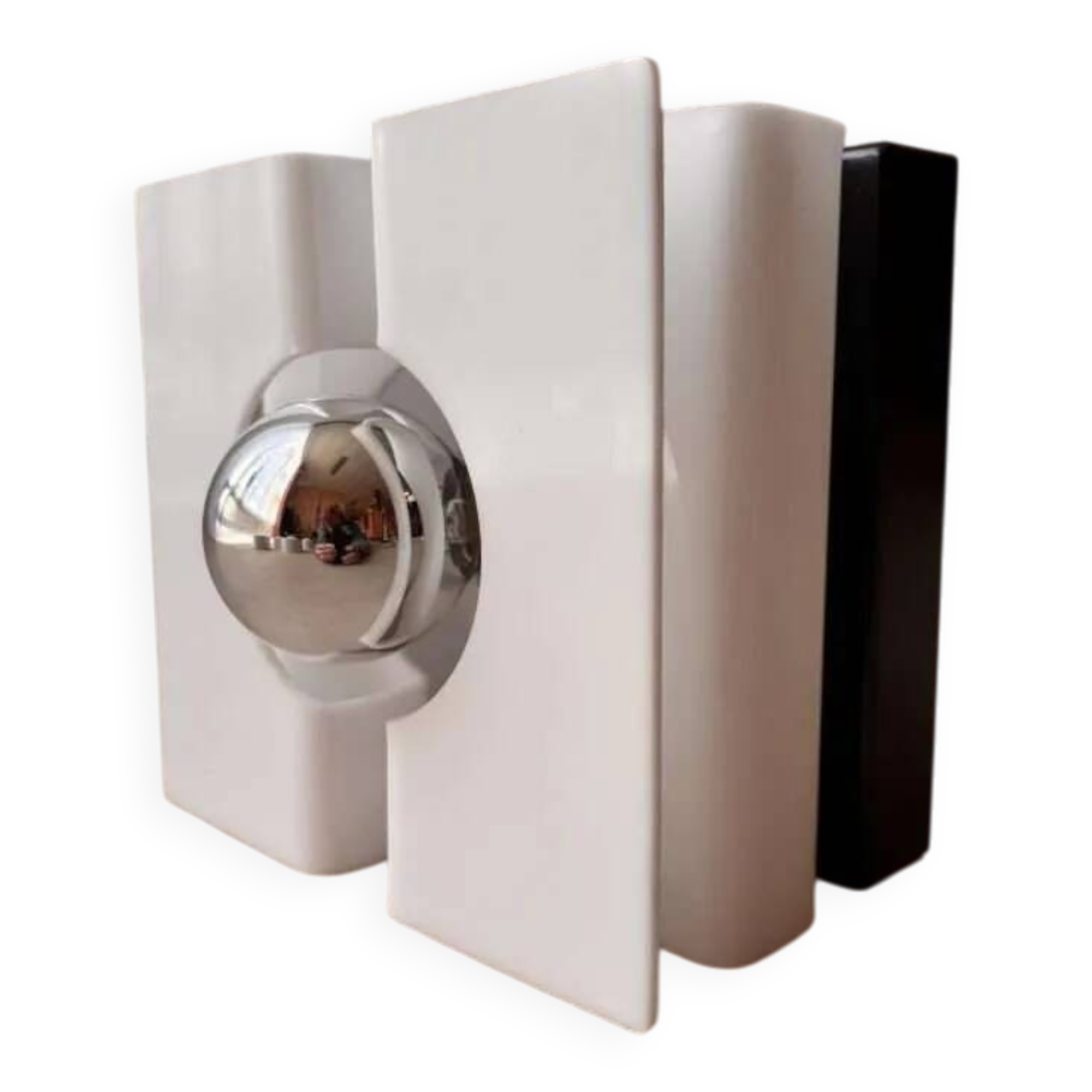 1970s plexiglass wall light