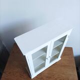 2-door cabinet display case 80s