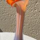 Opalescent calla lily vase vintage