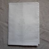 Grande nappe damassée - 2m x 4m10 - monogrammée BL, 1930