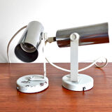 Pairs of chrome wall lamp 70 years