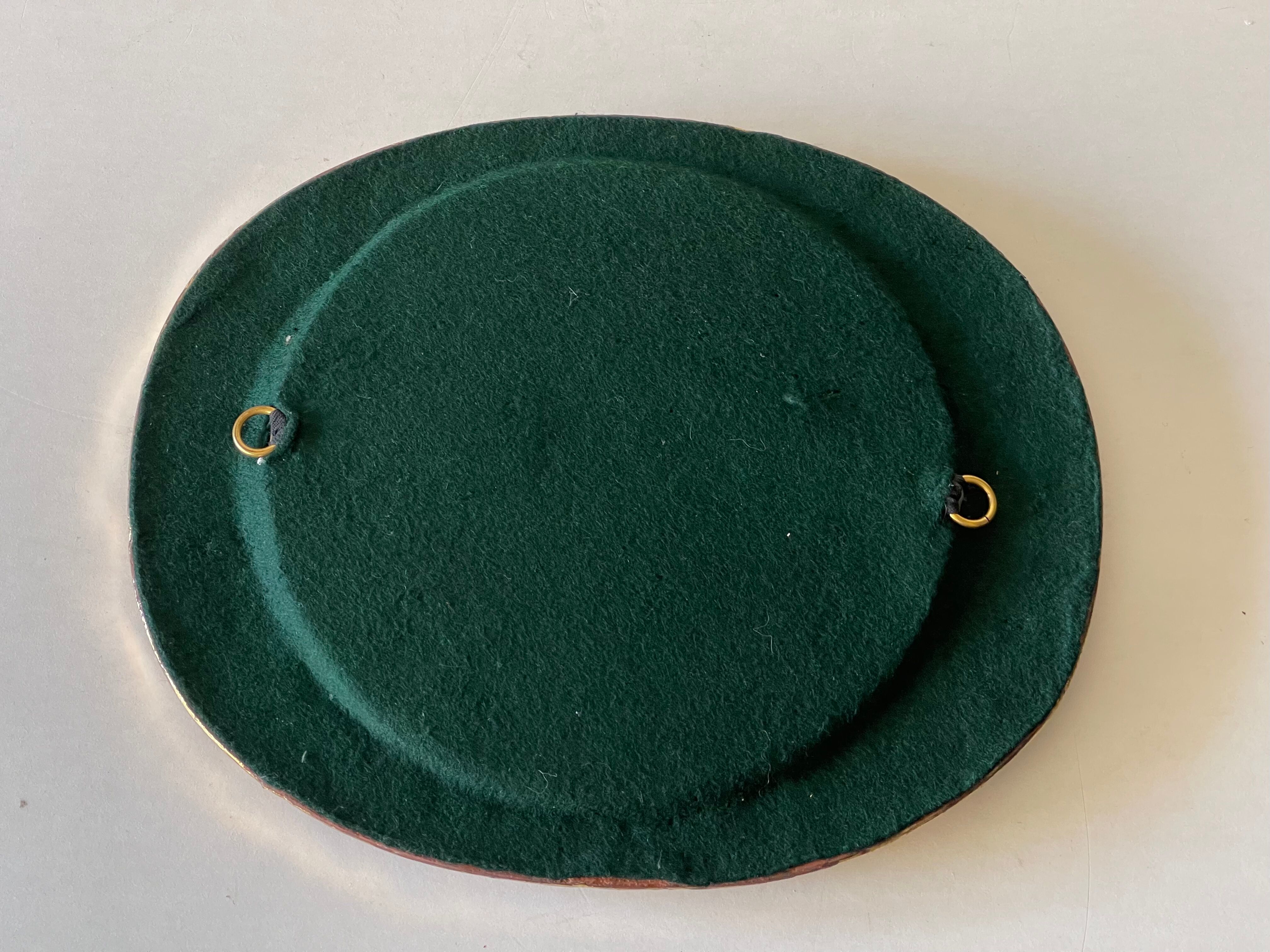 Ceramic mirror by Mithé Espelt 28x25cm