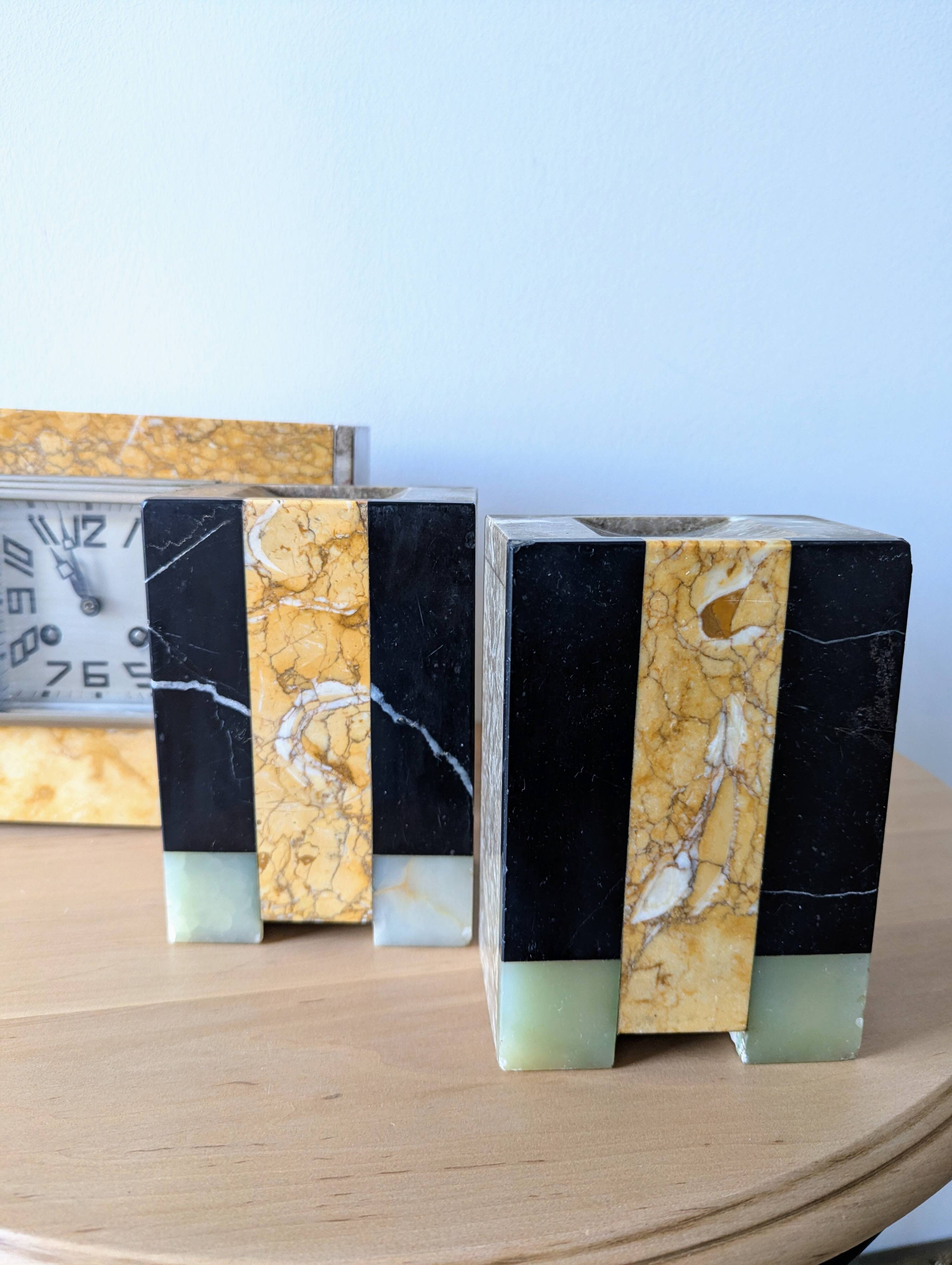 Garniture de cheminée Art déco