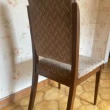 Set of 4 velvet chairs