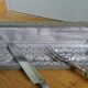 Platil leg of lamb service, Art Deco knife and fork