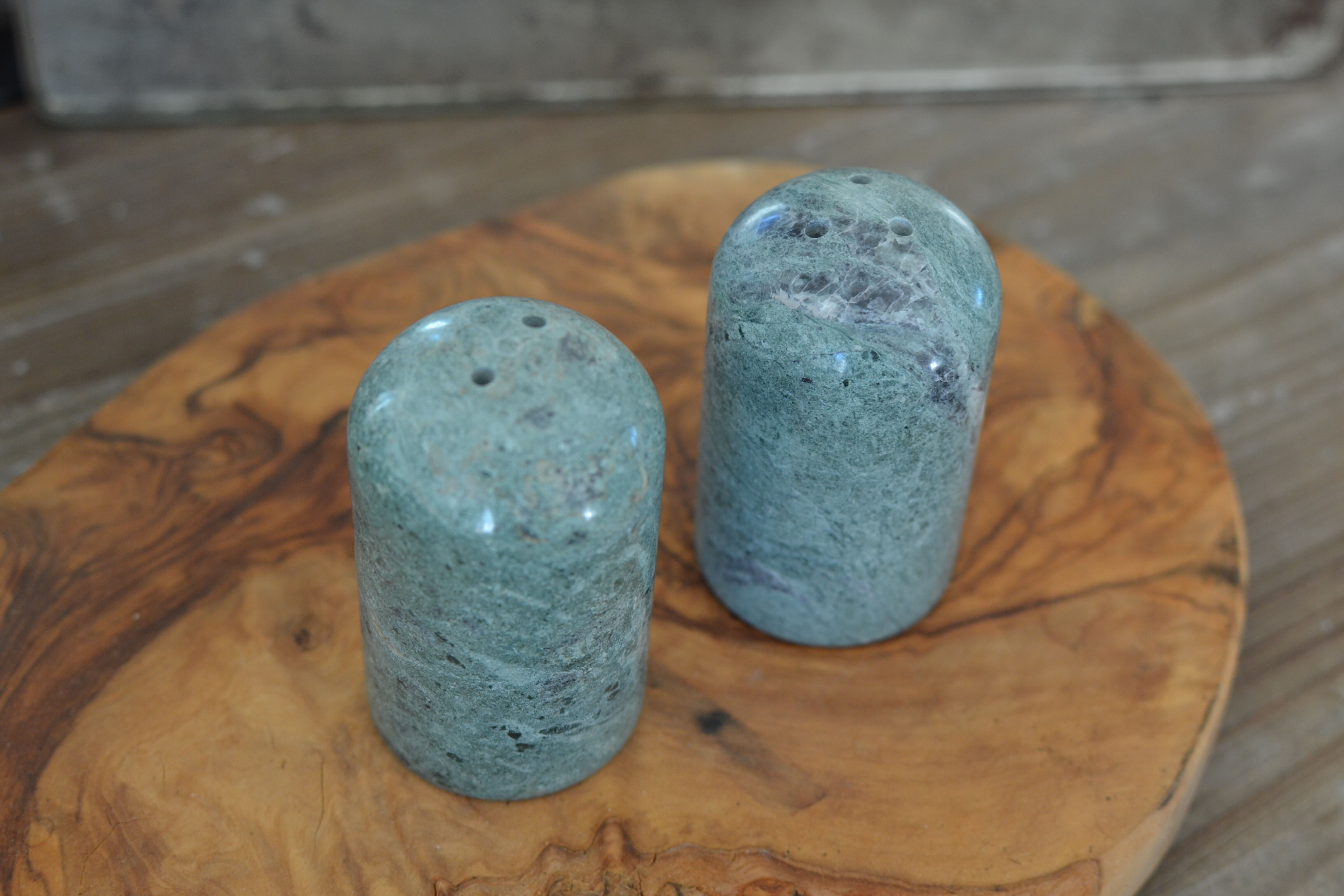 Marble salt and pepper shaker