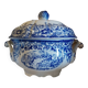 Old soup tureen Lunéville K&G toile de Jouy