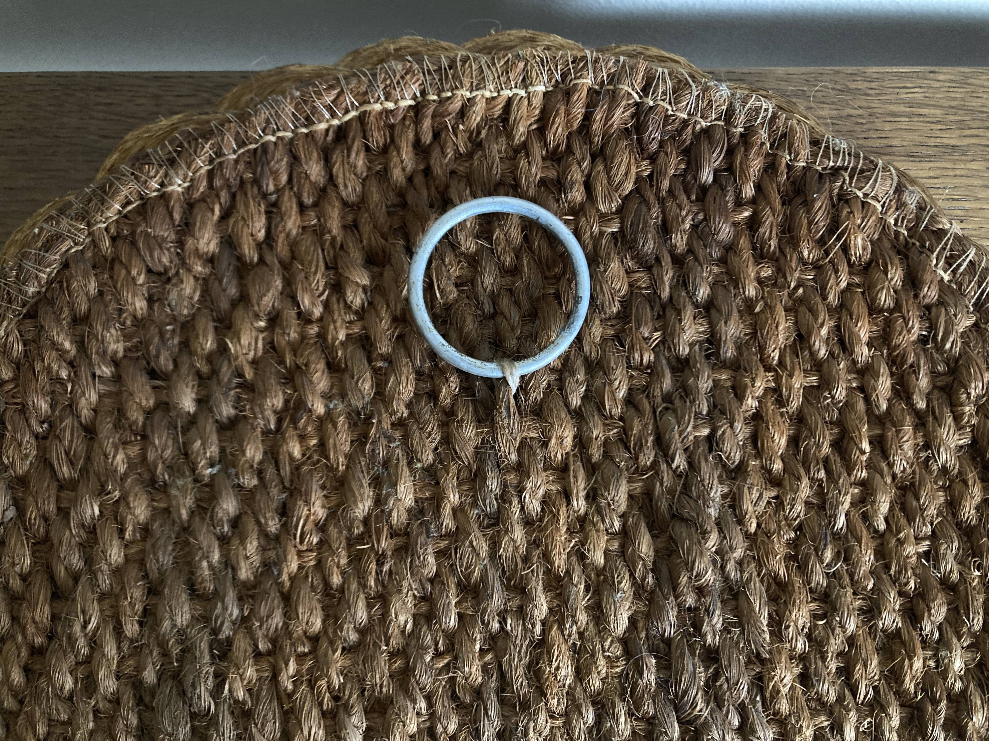 Mid century rope mirror Provence 1950