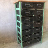 Old trade furniture workshop cabinet