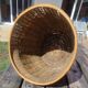 Vintage wicker and rattan cache-pot basket Bohemian Décor 70s