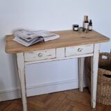 Coiffeuse ou Console ou Bureau patiné