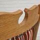 1960s, Danish design, armchair, oak wood, furniture wool.