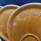 6 plates with raclette Saint-Amand - caramel