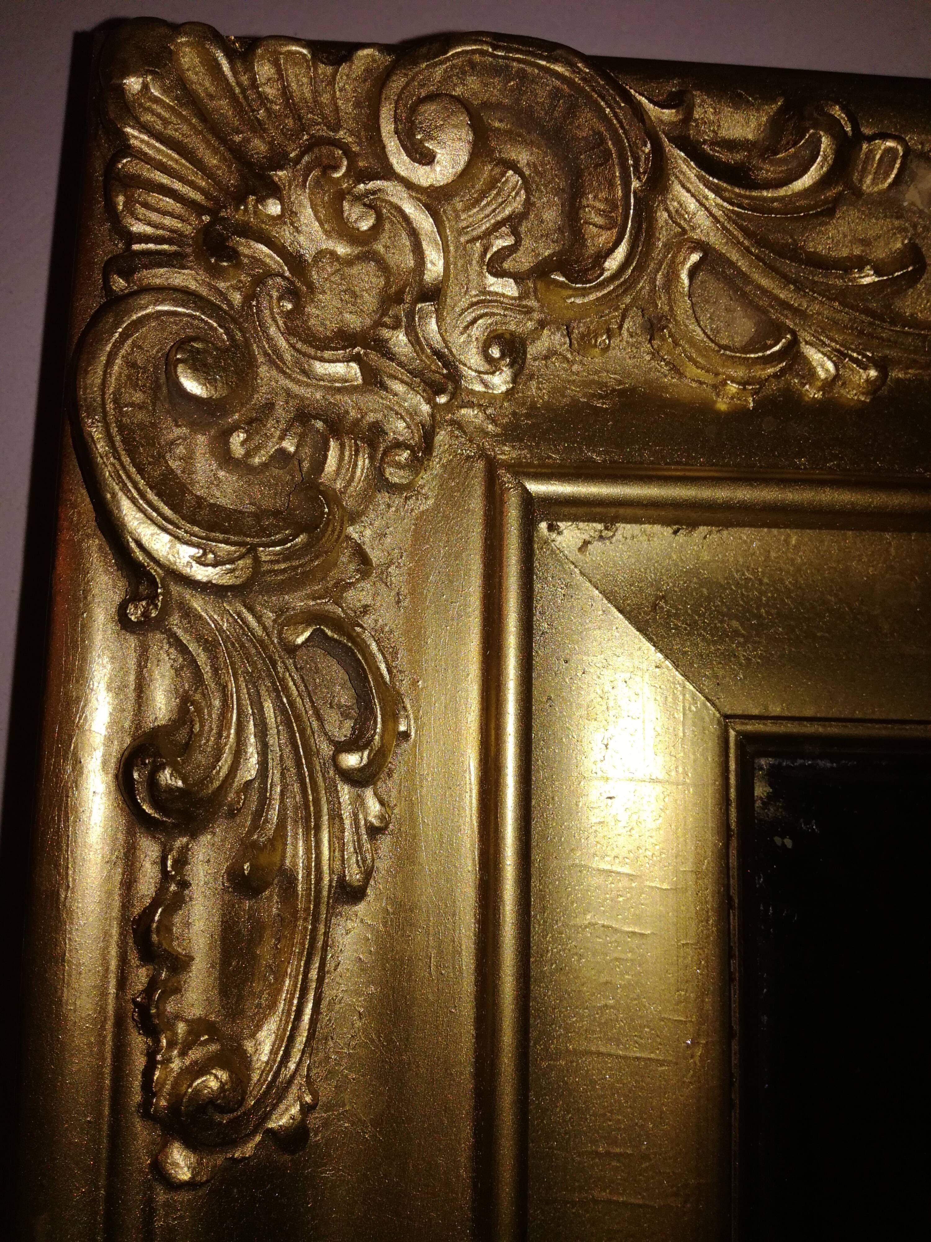 Golden mirror 71x91cm