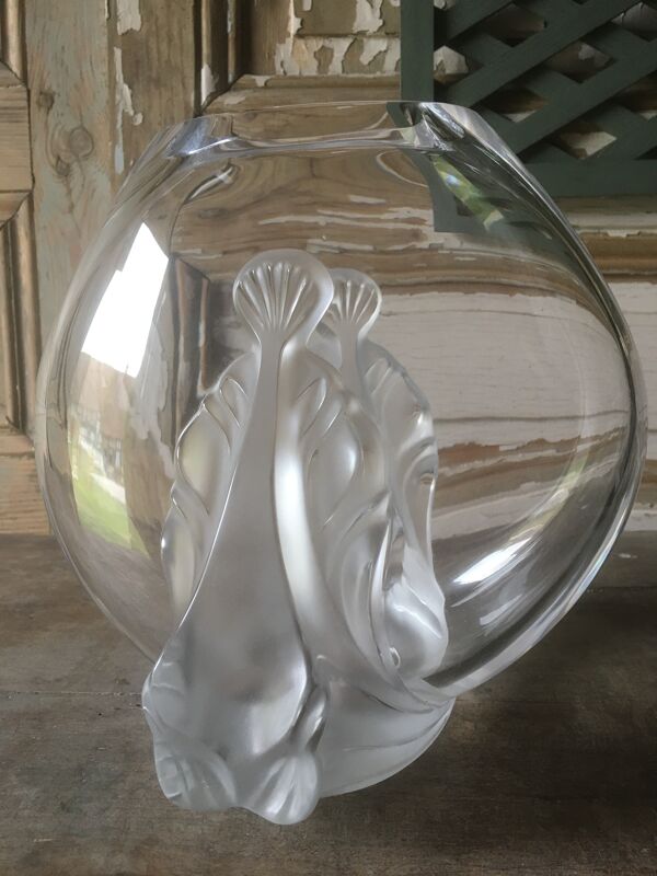 Vase Garance en cristal de Lalique