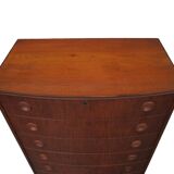 Vintage Scandinavian teak chest of drawers, in the style of Kai Kristiansen